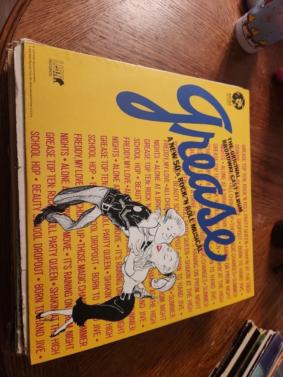 ORIGINAL CAST: grease MGM 12