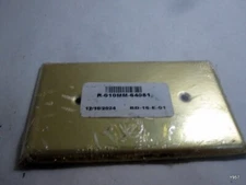 Classic Push Button Switch Plate In Pressed Polished Brass with hardware