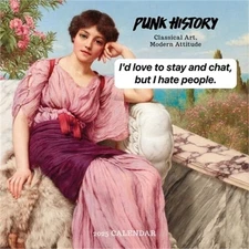 Punk History 2025 Wall Calendar: Classical Art, Modern Attitude (Calendar)