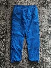 Vintage Reebok Sports 90s Track Pants Light Blue Size Large