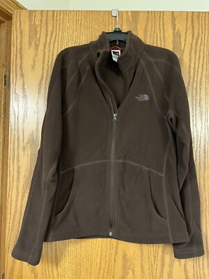 EUC Women's The North Face Brown Light Weight Fleece Medium