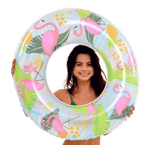 Schwimmring Flamingo Pool Spiel Aufblasbar Strand Wasser Kinder Schwimmspielzeug - Bild 2 von 2