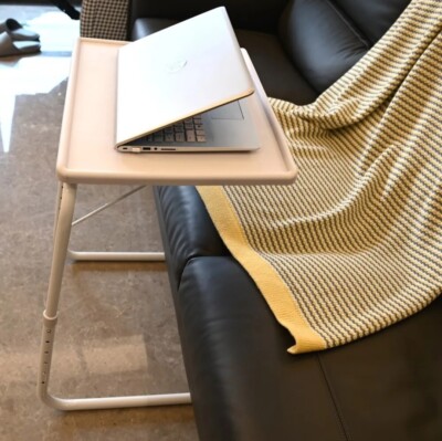 Verstellbarer Tisch Schreibtisch Tragbar Klapptisch TV Abendessen Laptop Tablett Schlafsofa Matt