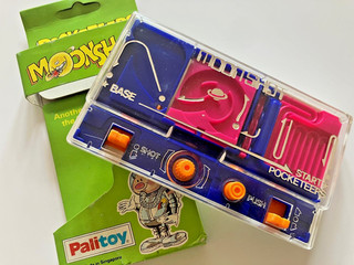 Moon Shot Pocketeers Game by Tomy Pocket Palitoy 1970s boxed vintage retro