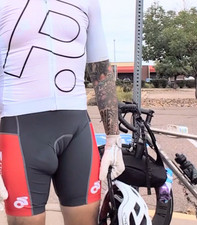 Men's Champion Red/Grey Triathlon Suit