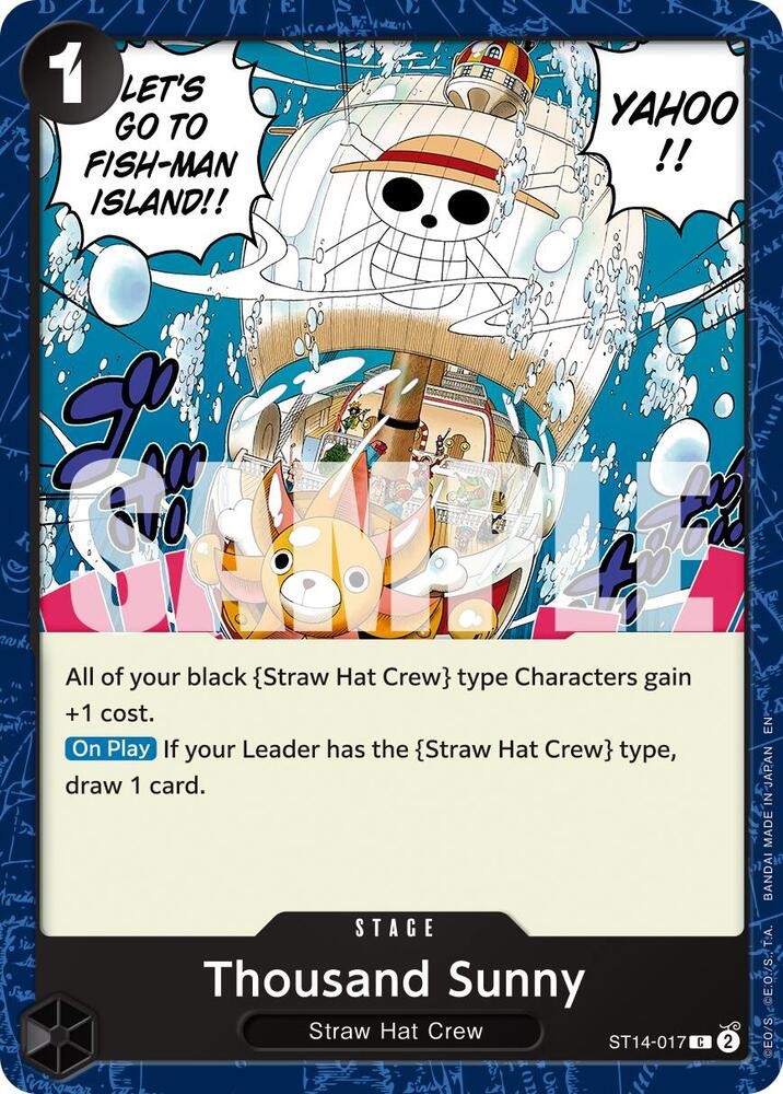 Thousand Sunny (Reprint) ST14-017 Premium Booster -The Best- Vol. 2 NM