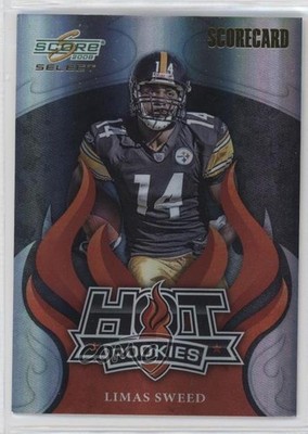 2008 Score Select Hot Rookies Scorecard 95/100 Limas Sweed #HR-18 RC 0q3