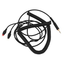 Coiled Headphone Cord Replacement With 3.5mm Plug And 6.35mm Adapter For Se CKGD