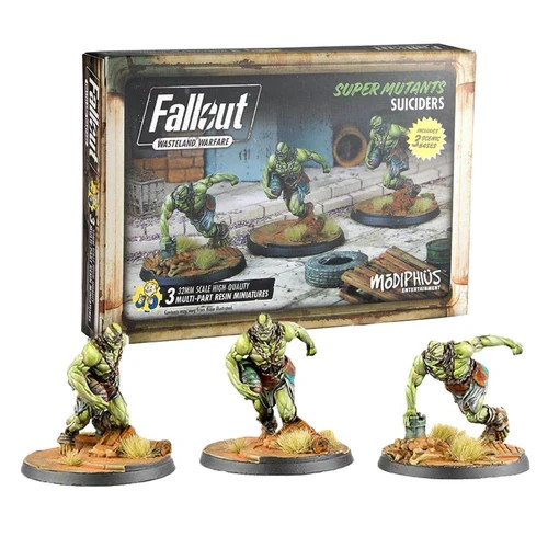 Modiphius Fallout: Wasteland Warfare - Super Mutants: Suiciders - Bild 2