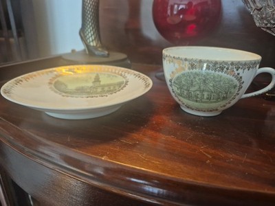 Rare B.F.H.S. Austria China C&S Chelsea VT For W.S. Hatch Historical Buildings