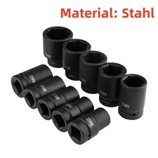 3/4" Kraft Stecknuss Schlagschraubernuss bis 46 mm 6-kant oder 17-kant tief