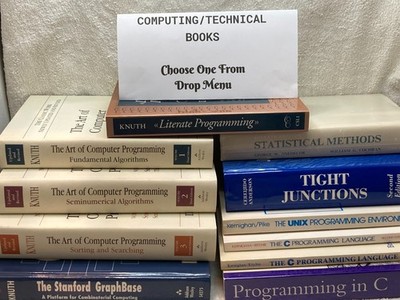 Technical Books *  Pick One *  COMPUTER PROGRAMMING, Statistics, Etc. Good Cond