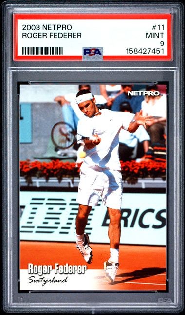 ROGER FEDERER (RC) - PSA 9 - 2003 NETPRO #11