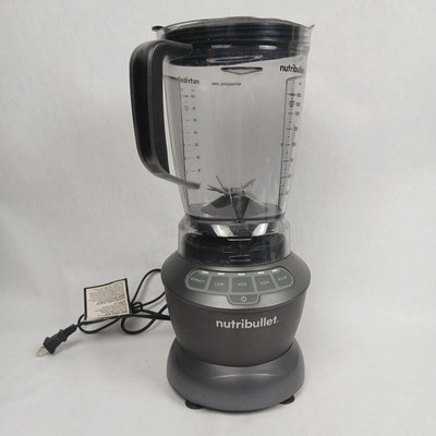 Nutribullet Blender 64 Oz Model NBC-12A Gray 1200 Watt Tested Works