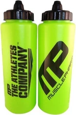 Musclepharm MP Squeeze Bottle Green 32 Oz (2pack)
