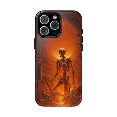 Phone Ink - Case for iPhone, Samsung, Pixel - Towering Skeletal Burning Hell