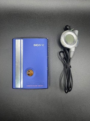 SONY ウォークマン カセットプレーヤーWM-EX7 Sony Walkman WM-EX7 Blue Cassette Player New Belt Center Gear