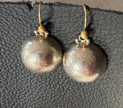 Gurhan Spell Sterling Silber 24K Gold Kuppel Ohrhänger
