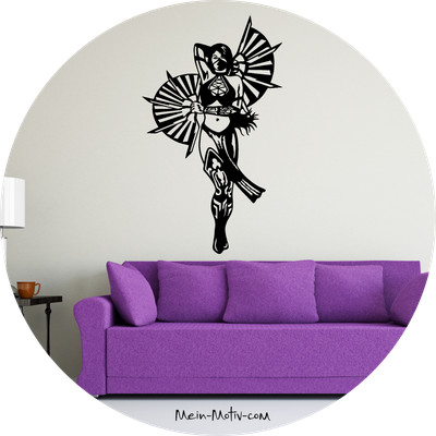 Wandtattoo Mortal Kombat Prinzessin Kitana