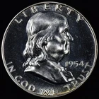 1954-P Franklin Half Dollar Proof — photo from another recent sale