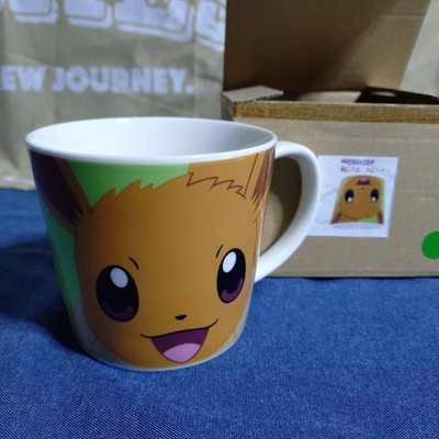 Pokemon Eevee Mug Nintendo Up Face With Box Game Character Goods