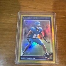 2024 PANINI SCORE FOOTBALL GOLD ZONE ANDRU PHILLIPS RC  /50 - NY GIANTS - #349