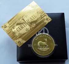 2010 Gold 1oz 24K-P MOST FAMOUS Krugerrand Coin South Africa BOX & COA MUST SEE!