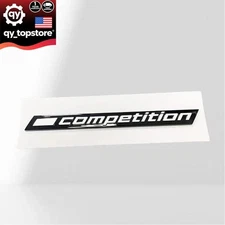 13cm Rear COMPETITION Letter Emblem Badge Sticker For M1 M2 M3 M4 M5 M6 M7 M8