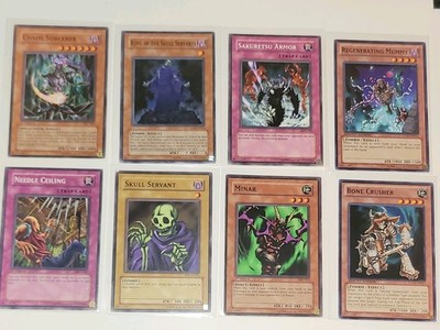 Yu-Gi-Oh Lot 8 Cards 1st ed /Non Chaos Sorcerer Sakuretsu Armor Skull Servant MP