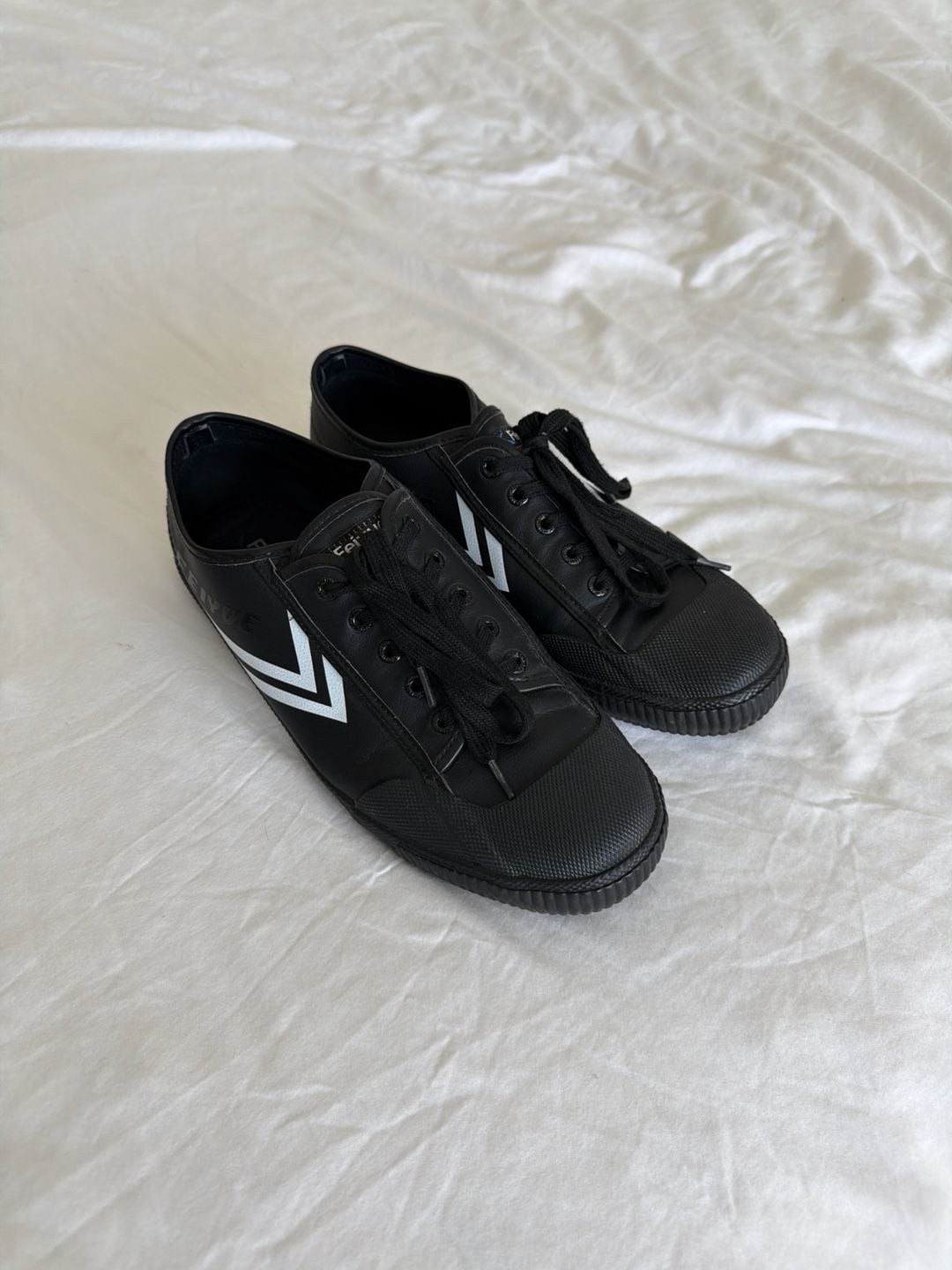 Feiyue Fe Lo 1920 Black Vegan Leather Sneakers