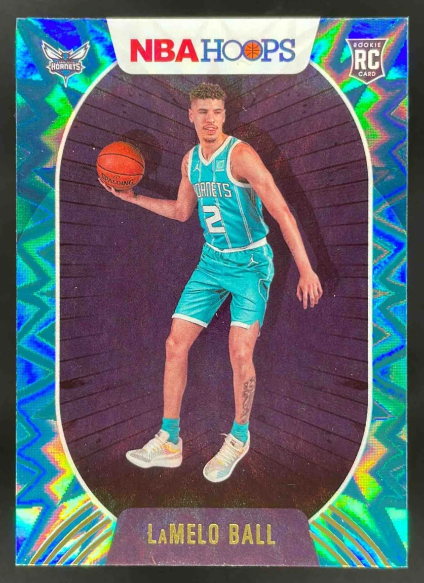 2020-21 Panini Hoops Teal Explosion #223 LaMelo Ball RC