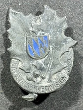 WW1 WWI Imperial German Army Military 8th Bavarian Reserve Division Badge Pin