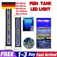 Acquario LED 30-115 cm con lampada timer pesci d'acqua dolce spettro completo RGB 10-45W