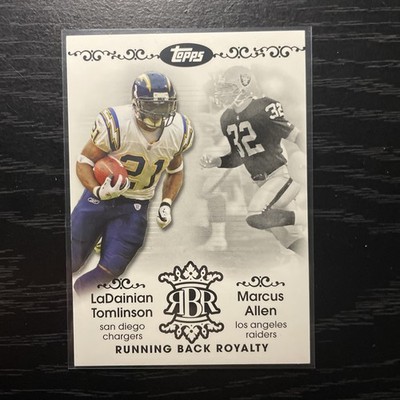 2008 Topps Running Back Royalty LaDainian Tomlinson / Marcus Allen #RBR-LA 