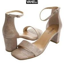 VANELI NIB $165 MERYN TOBACCO LEATHER ANKLE STRAP SANDAL. SIZE 8 M