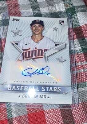 2022 Topps Series 1 - Baseball Stars Autographs Griffin Jax #BSA-GJ (AU, RC)