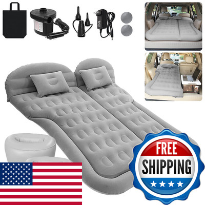 Iswees Car Bed Suv Air Mattress Car Air Mattress Home Power Adapter Electric