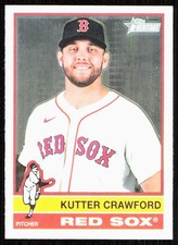 2025 Topps Heritage Chrome # 419 Kutter Crawford Boston Red Sox