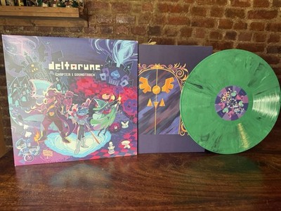 Deltarune Chapter 1 Vinyl Soundtrack Fangamer Green VGM Record