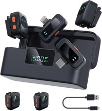 Lavalier Microphone Wireless Clip Mic Type-C For iPhone/ Android Recording Vlog