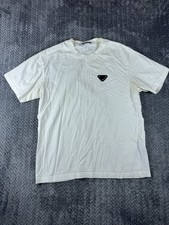 Prada Milano T Shirt Mens Small White Short S...