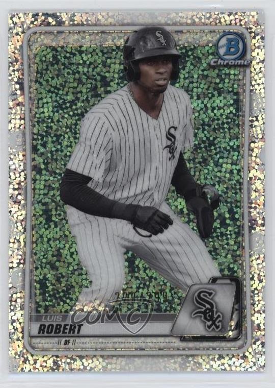 2020 Bowman Chrome Prospects Speckle Refractor 229/299 Luis Robert #BCP-150 00u2