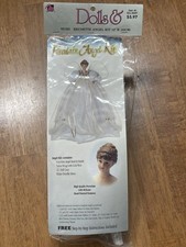 VTG NEW Mangelsen's Porcelain Angel Doll Kit Brunette Hair 13.5" READ