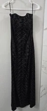 Stunning Vintage Jessica McClintock Satin Gown - EUC, Size 8