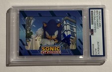 BEN SCHWARTZ SIGNED AUTO 2024 Cybercel Sonic Hedgehog Sonic VOICE ACTOR PSA