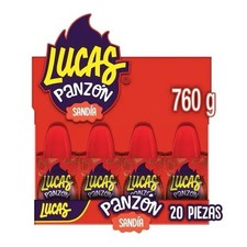 LUCAS PANZÓN 🇲🇽 PALETAS con chile sandía chamoy (20 piezas)