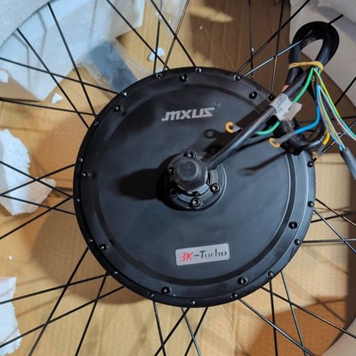 MXUS 3K Turbo V3 Laced Hub Motor | 4T Winding | 27.5'' P35D Wheel |  NO BATTERY
