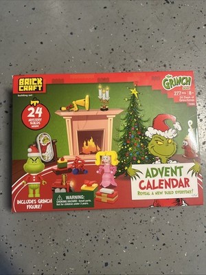 NEW Brick Craft 2025  Christmas Advent Calendar 24 Days of Grinchmas The Grinch