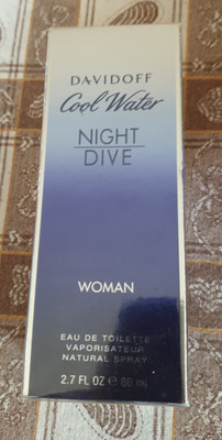 DAVIDOFF Cool Water Night Dive Woman 80 ml Eau De Toilette SprayNeu