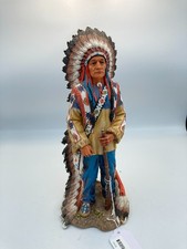 Native American Chief Resin Statue (30cm tall)